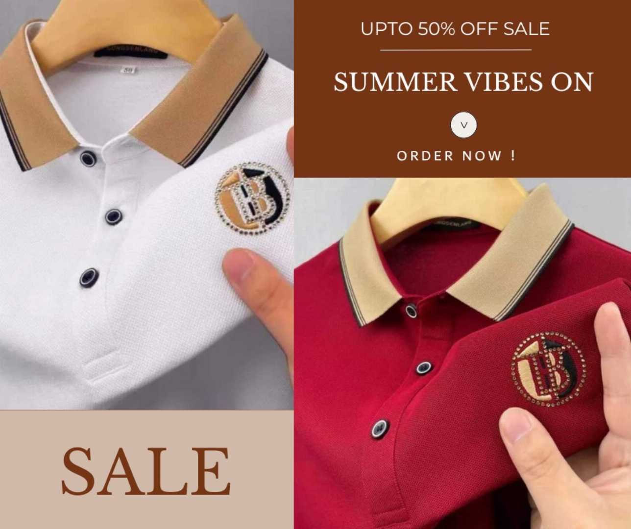 Super,Classic,Cotton,Half,Sleeve,Polo,Shirt,For,Men