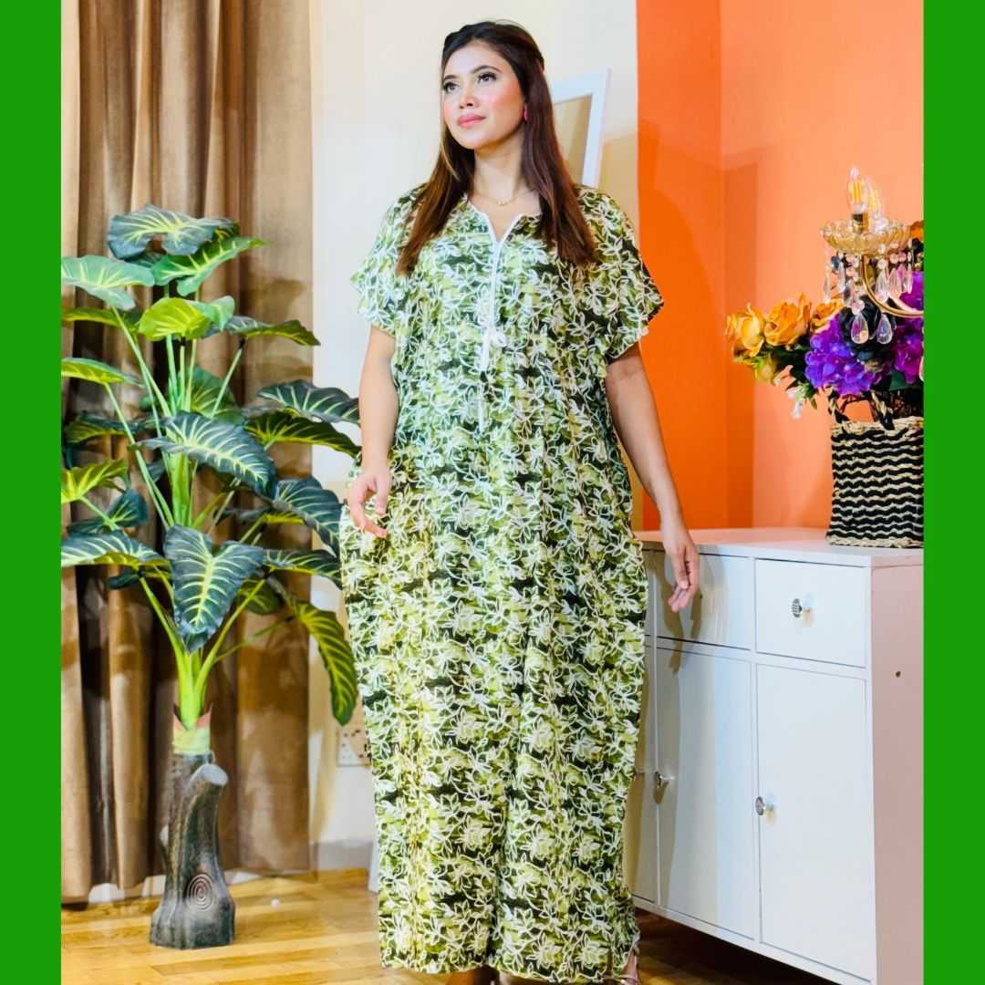 China,Linen,Long,Kaftan,Maxi,-,2Pcs,Combo,Pack