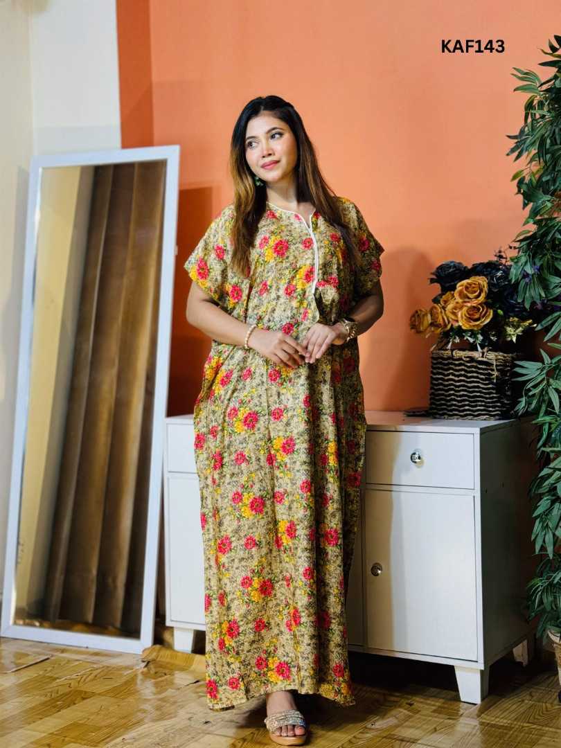 China,Linen,Long,Kaftan,Maxi,-,2Pcs,Combo,Pack