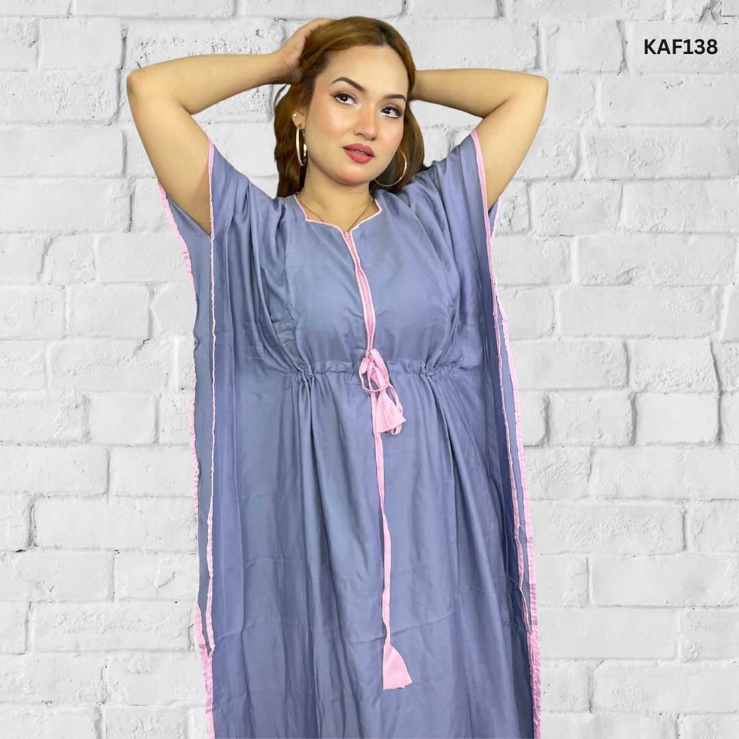 China,Linen,Long,Kaftan,Maxi,-,2Pcs,Combo,Pack