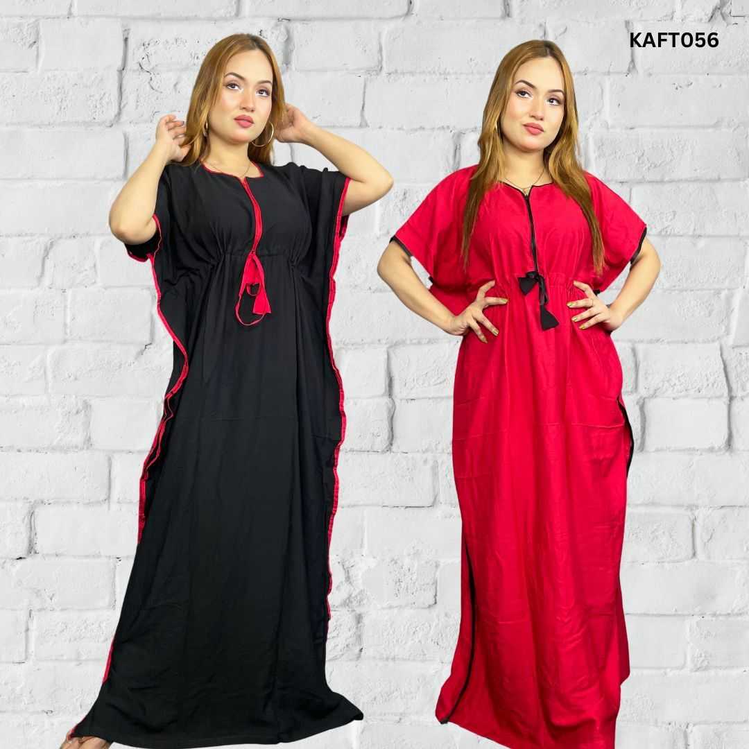 China,Linen,Long,Kaftan,Maxi,-,2Pcs,Combo,Pack