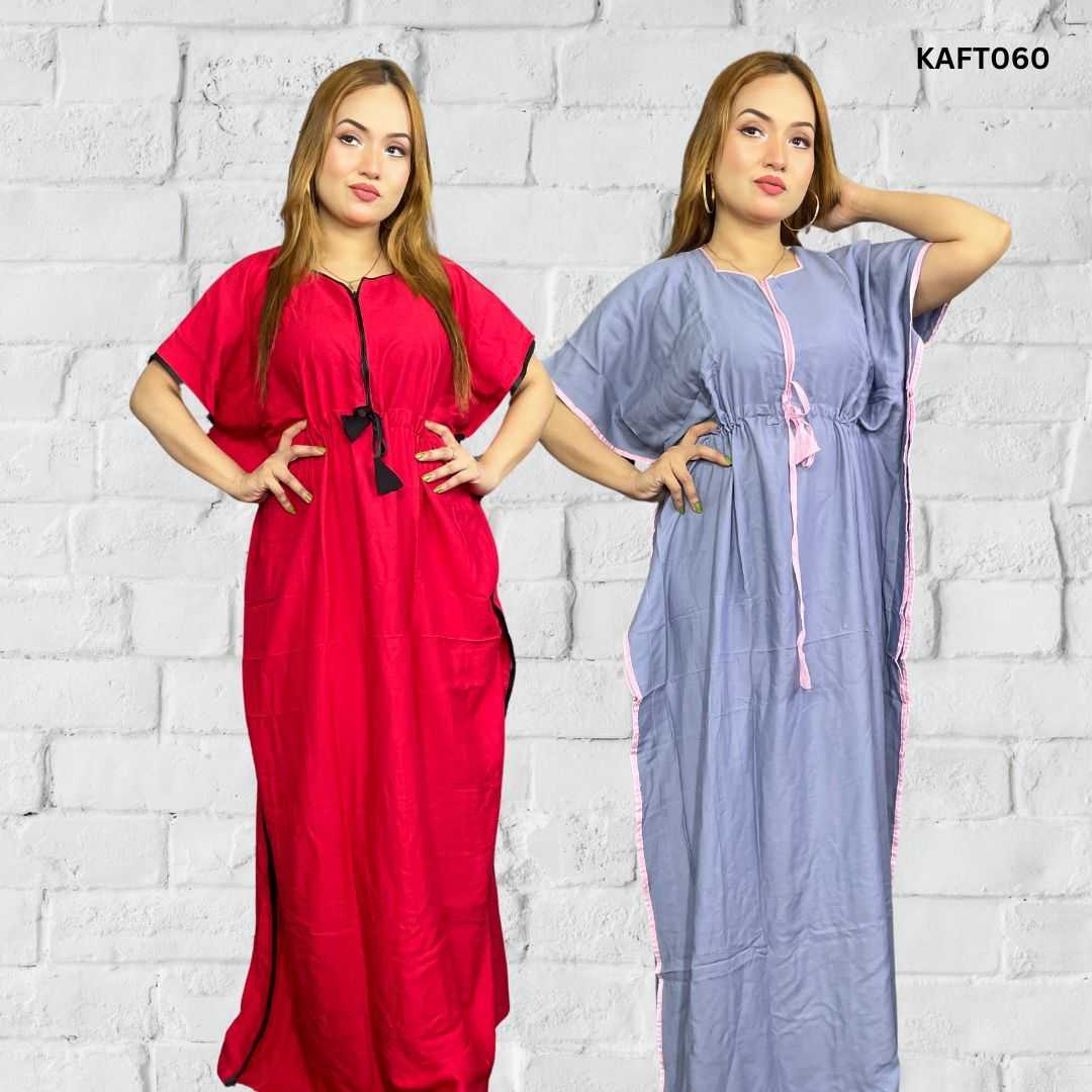 China,Linen,Long,Kaftan,Maxi,-,2Pcs,Combo,Pack