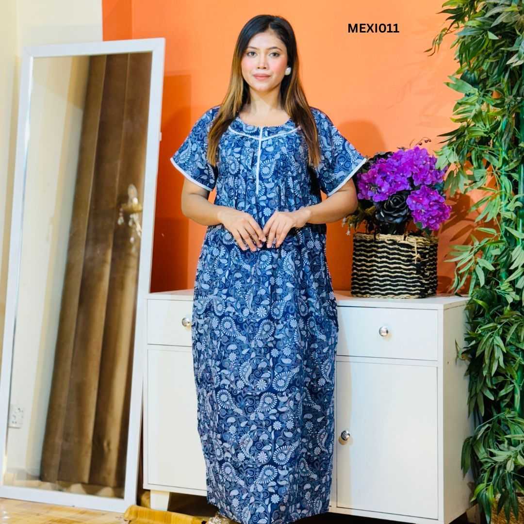 Nokshi,Print,Cotton,Maxi,MEXI011