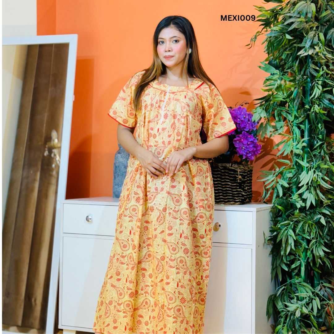 Nokshi,Print,Cotton,Maxi,MEXI011