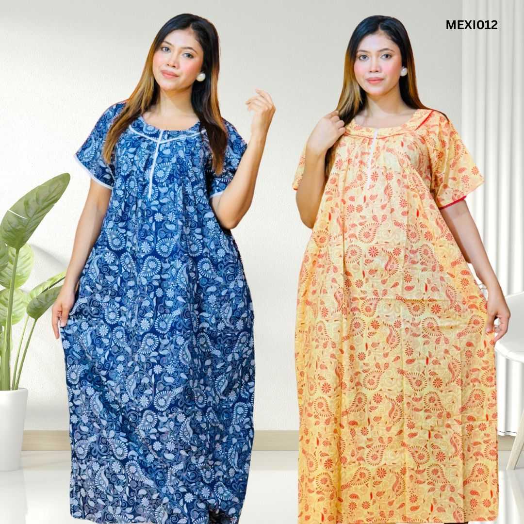 Nokshi,Print,Cotton,Maxi,MEXI011