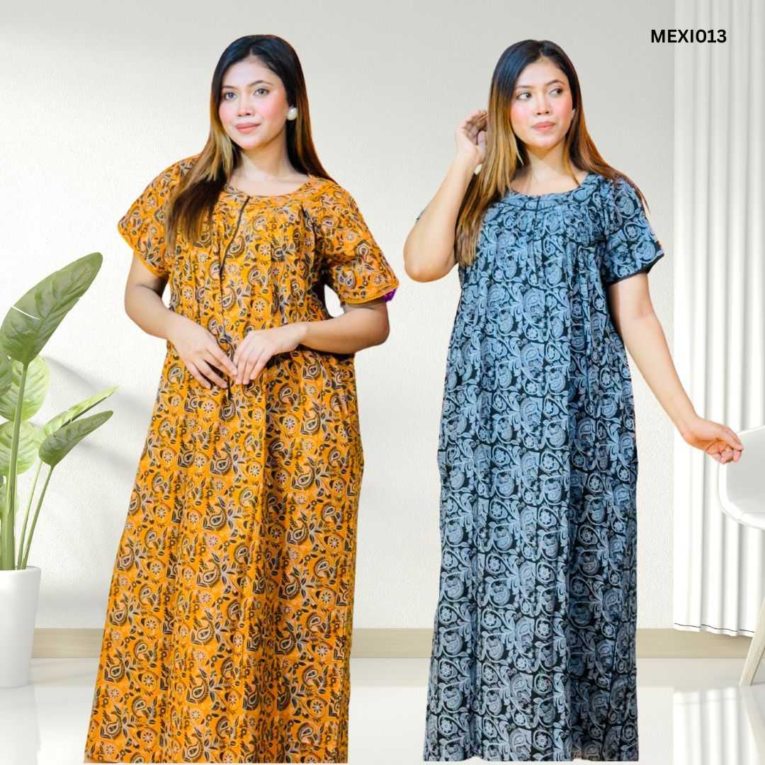 Nokshi,Print,Cotton,Maxi,MEXI011