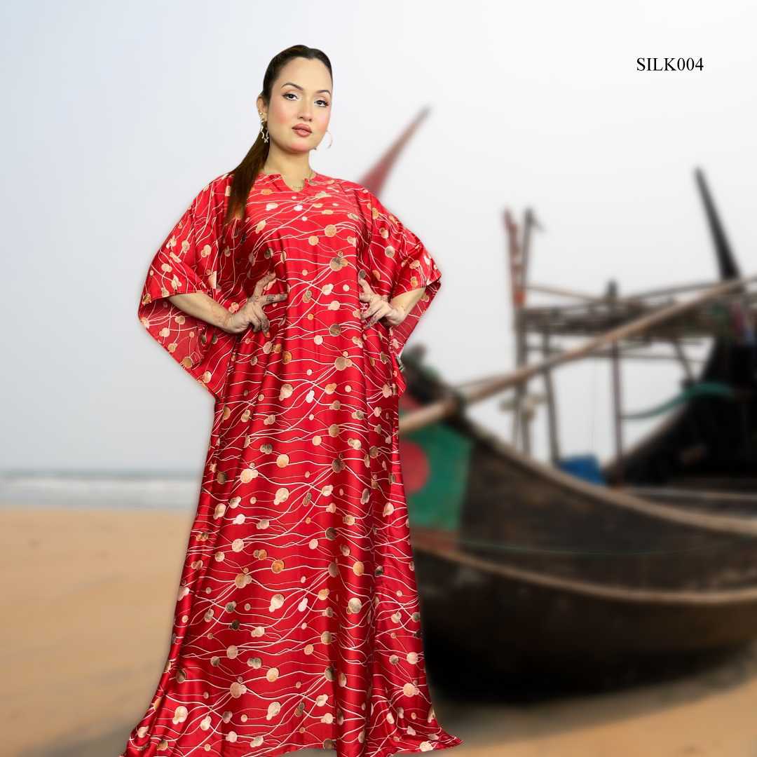 China,Linen,Long,Kaftan,Maxi,2Pcs,Combo,Pack