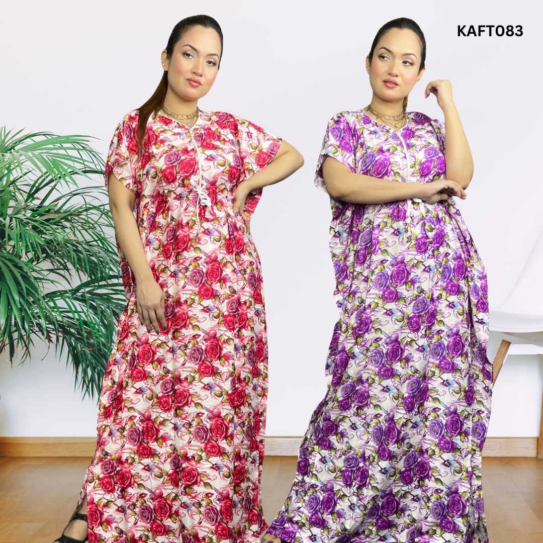 China,Linen,Long,Kaftan,Maxi,2Pcs,Combo,Pack
