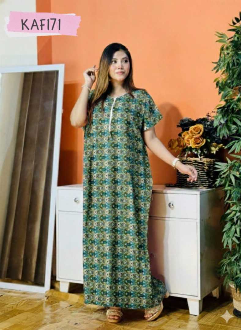 Linen,Cotton,Print,Mexi,Maxi, Sleepwear