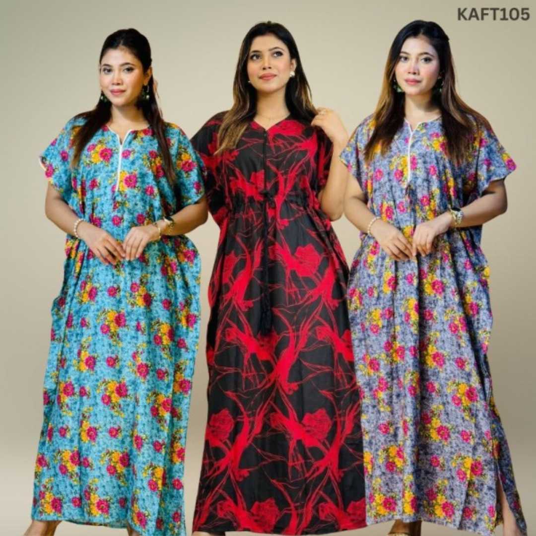China,Linen,Long,Kaftan,Maxi,2Pcs,Combo,Pack